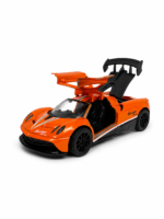 Turuncu Metal Süper Spor Oyuncak Araba Martı Kapılı Açılır 1:64 Çek Bırak Model Araç - Görsel 3
