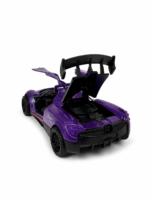 Mor Metal Süper Spor Oyuncak Araba Martı Kapılı Açılır 1:64 Çek Bırak Model Araç - Görsel 5