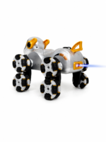 Uzaktan Kumandalı Akrobatik Robot Köpek 8 Tekerlekli Ses Kontrollü Sis Efektli - Görsel 4