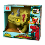 Sesli Işıklı Hareketli Triceratops Dinazor Oyuncağı –  Gerçekçi Dinozor Oyuncak 3+ Yaş