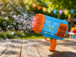 Elektrikli Köpük Tabancası Bubble Gun – Otomatik Sabun Baloncuk Oyuncağı 3+ Yaş - Görsel 2