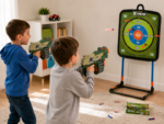 8 Dart Mermili Sünger Mermi Atan Oyuncak Tabanca Revolver Modeli 3+ Yaş - Görsel 2